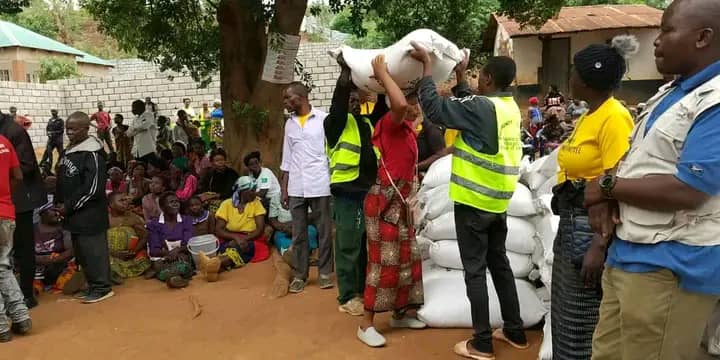 Maize donation to Cyclone Freddy survivors