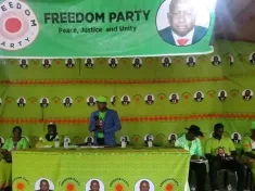 Freedom Party which is led by Khumbo Kachali has said it will go alone in the 2025 presidential elections