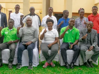 Officials at the launch of the Mzuzu City Marathon