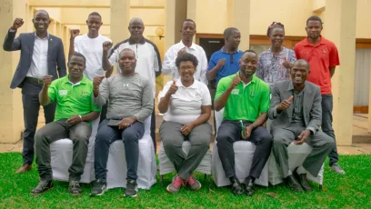 Officials at the launch of the Mzuzu City Marathon