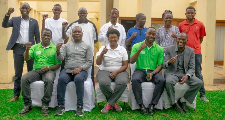 Officials at the launch of the Mzuzu City Marathon