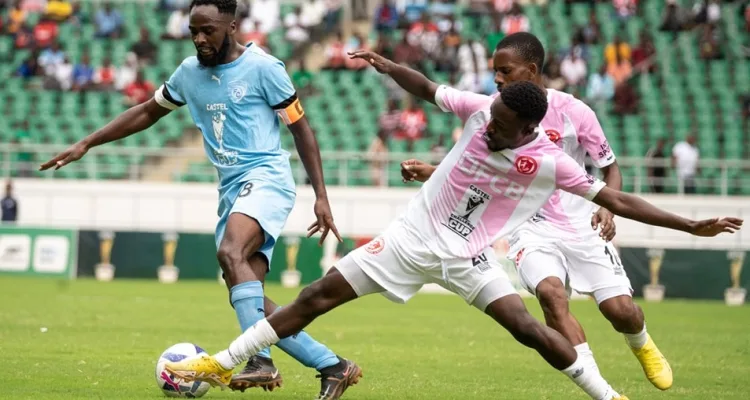 Kalisto Pasuwa and Pieter de Jongh came up against each other in the Castel Challenge Cup final at Bingu National Stadium on Saturday afternoon.