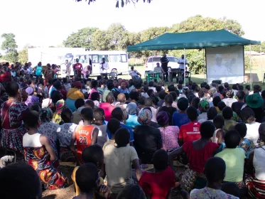 The tour involved screening folktales and folksongs videos that were meticulously documented across Malawi since 2013, as well as a collection of digitised historical footage.