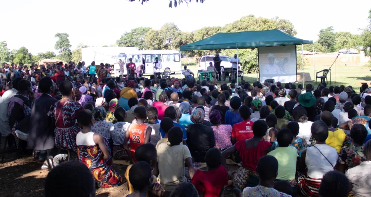 The tour involved screening folktales and folksongs videos that were meticulously documented across Malawi since 2013, as well as a collection of digitised historical footage.