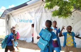 In close collaboration with the Ministry of Education, UNICEF Malawi has assisted Mpatsa Primary School in the restoration of tents which were blown off by rains.