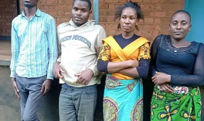 Three suspects who were stealing from farmers