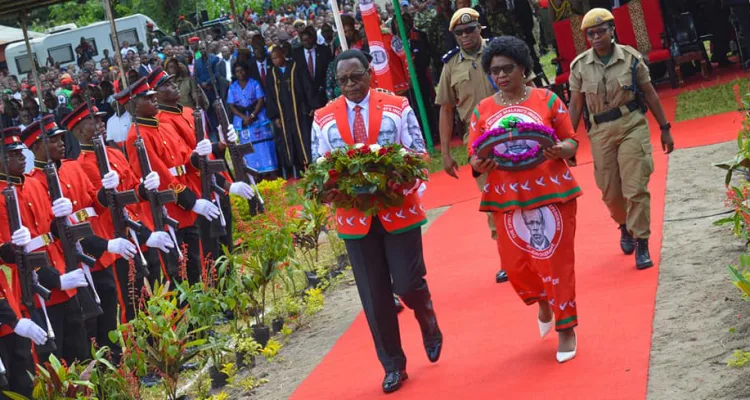 Monica Chakwera and Lazarus Chakwera