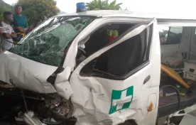 Zomba Central Hospital ambulance in road accident, driver, 4 passengers injured