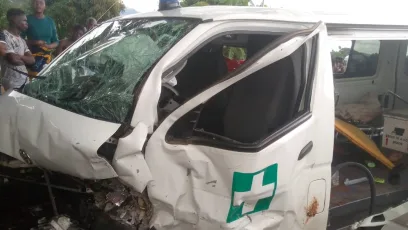 Zomba Central Hospital ambulance in road accident, driver, 4 passengers injured