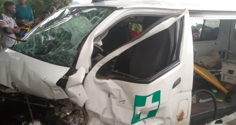 Zomba Central Hospital ambulance in road accident, driver, 4 passengers injured