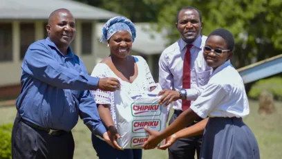 Age Africa donates assorted items to bursary beneficiaries at Masongola Secondary School