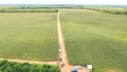 A farm owned by Shepherd Bushiri in Mchinji, Central Malawi