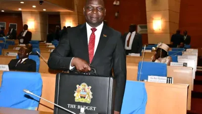 Minister of Finance And Economic Affairs Simplex Chithyola Banda on Friday in Parliament presented the 2024/2025 budget which is pegged at K5.98 Trillion