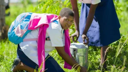 Pirimiti CDSS students plant 800 trees in current Forestry Season