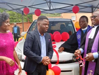 Akatswiri Holding Director donates vehicle to Zomba CCAP church