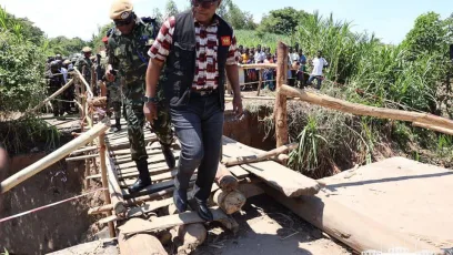 President Chakwera visits flood survivors in Nkhotakota