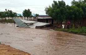 Floods in Nkhotakota in Malawi