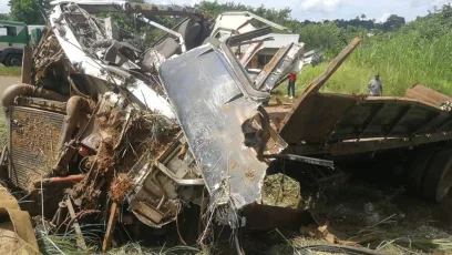 A truck registration number SA 6421 which carried maize flour for distribution under the Lean Season Food Insecurity Response Programme on Friday evening killed five children who were under a tree at Chowe Village, Traditional Authority Chowe in Mangochi district after the driver lost control of the vehicle.