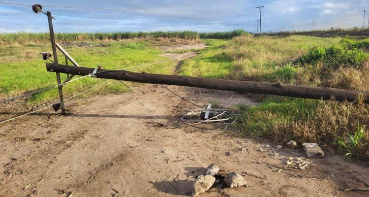 Nchalo pole vandalism