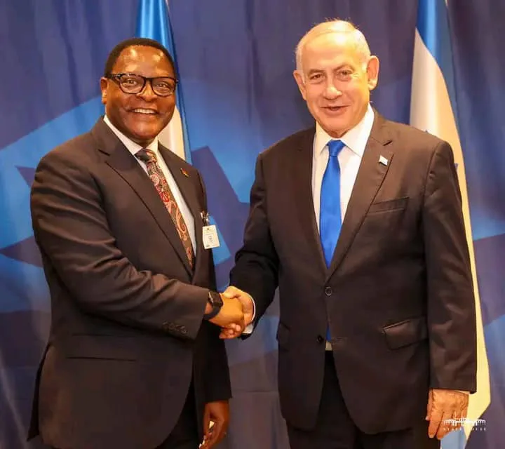 Lazarus Chakwera (Malawi) and Benjamin Netanyahu (Israel)