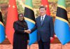 Xi meets Tanzanian president