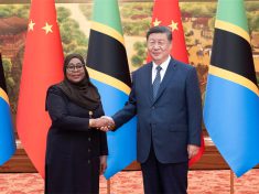 Xi meets Tanzanian president