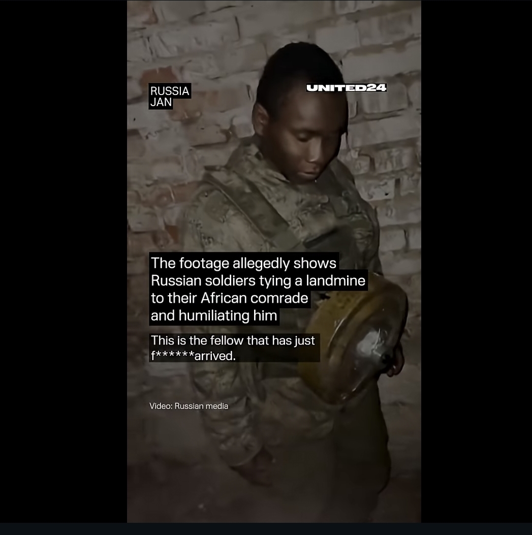 Videos emerge of Africans recruited by Russia to fight Ukraine