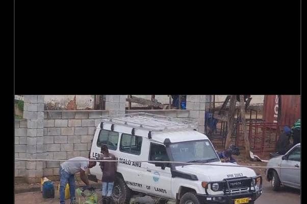 Ministry of Lands officers