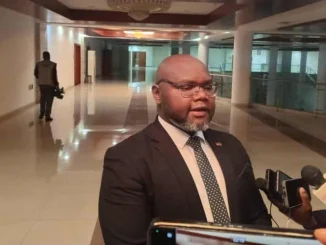 ACB Director General Hilary Chembezi speaks during a public event in Malawi.