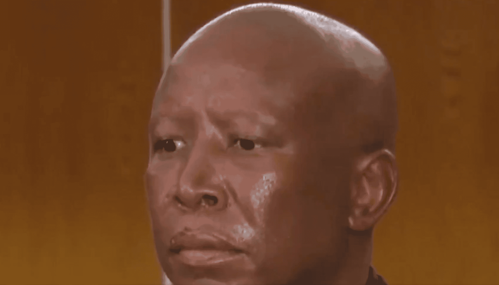 Julius Malema stands in the dock at KuGompo City Magistrates Court during his sentencing hearing on 16 April 2026