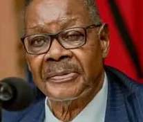 Mutharika speaks on good health and well-being during a public event in Malawi.