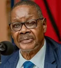 Mutharika speaks on good health and well-being during a public event in Malawi.