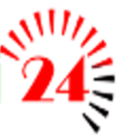 Malawi24 news logo with red and black design elements.
