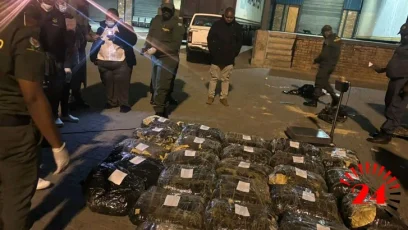 Part of the methaqualone consignment seized from a Malawi-registered truck at Beitbridge Border Post