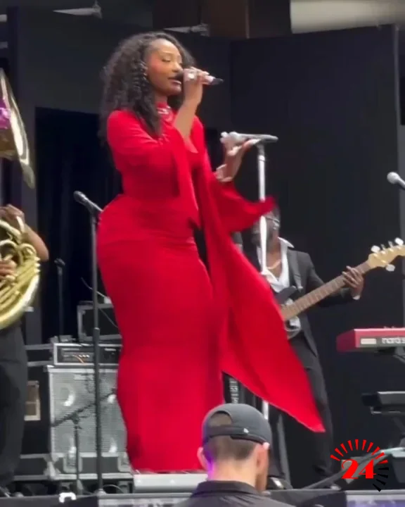 Tems performs at Obama Presidential Center opening in Chicago