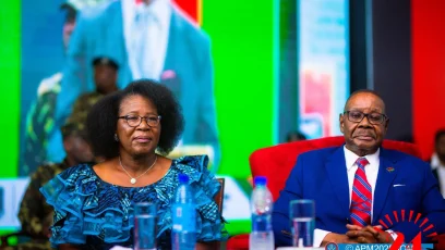 President Arthur Peter Mutharika with Vice President Jane Ansah