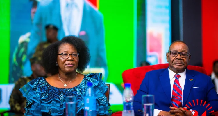 President Arthur Peter Mutharika with Vice President Jane Ansah