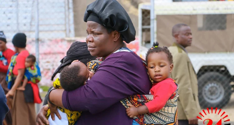 Malawian nationals displaced by xenophobic violence arrive back in Malawi after returning from South Africa.