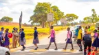 School Children Pass Through The Zebra Crossing- Malawi24