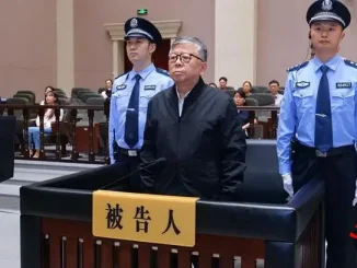 Former Chinese official Yang Youlin, who was sentenced to death after being convicted of accepting US$325 million in bribes.