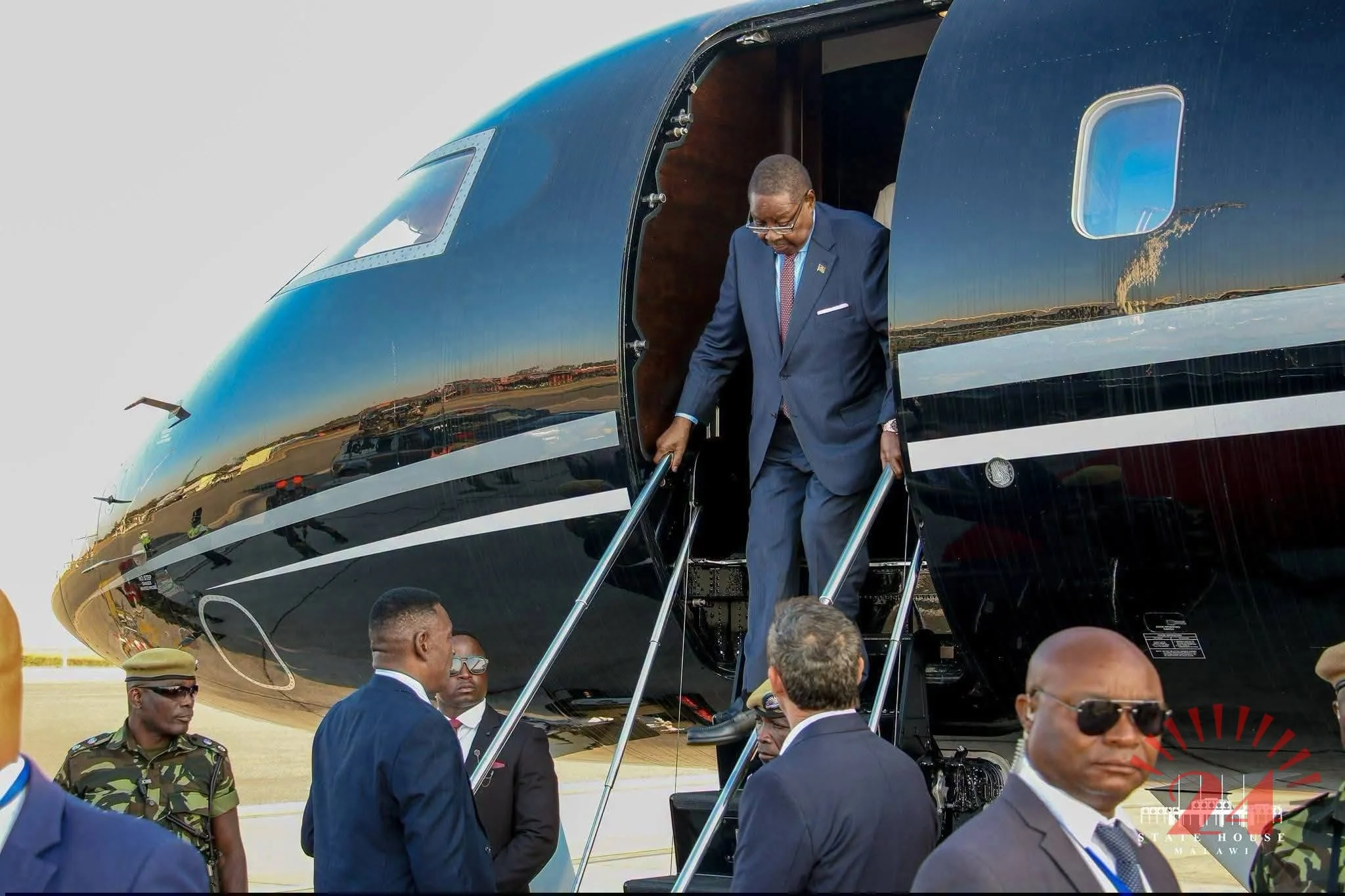 Mutharika returns from fourth South Africa trip: When is his next private visit?