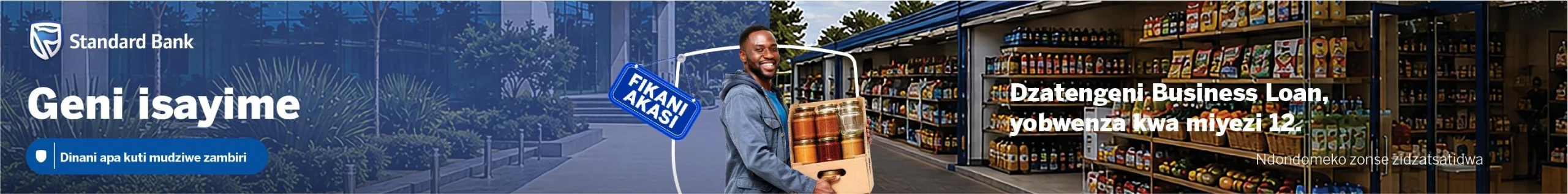 Featured header advertisement on Malawi24