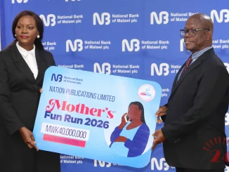 Mwazani Left Hands Over A Dummy Cheque To Ntonga 002- Malawi24