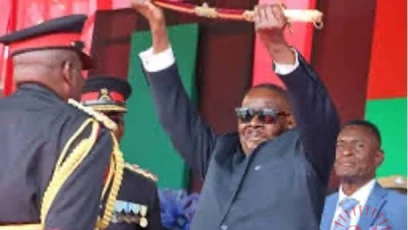 President Receives Presidential Sword- Malawi24