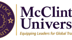 McClintock University logo.